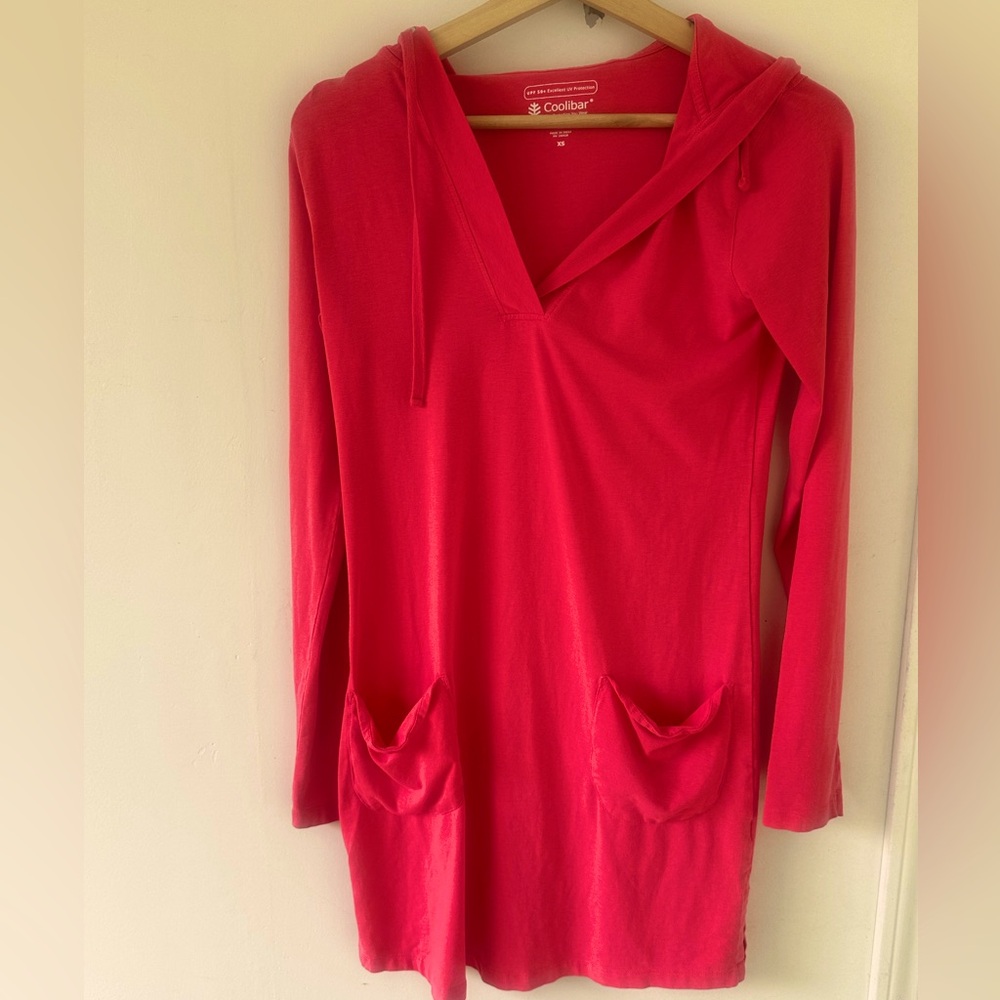 COOLIBAR UPF 50+ Sun Protection Hooded Tunic Cover-Up XS